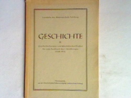 Geschichte iii - iii.,