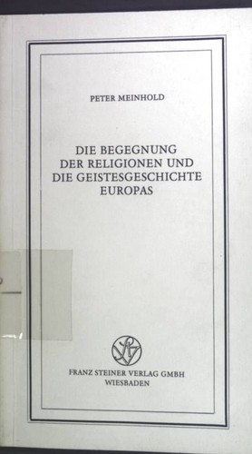 Die begegnung der religionen - die,